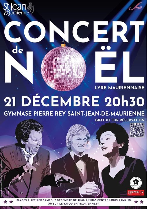 Affiche Concert de Noël 2024, Variété