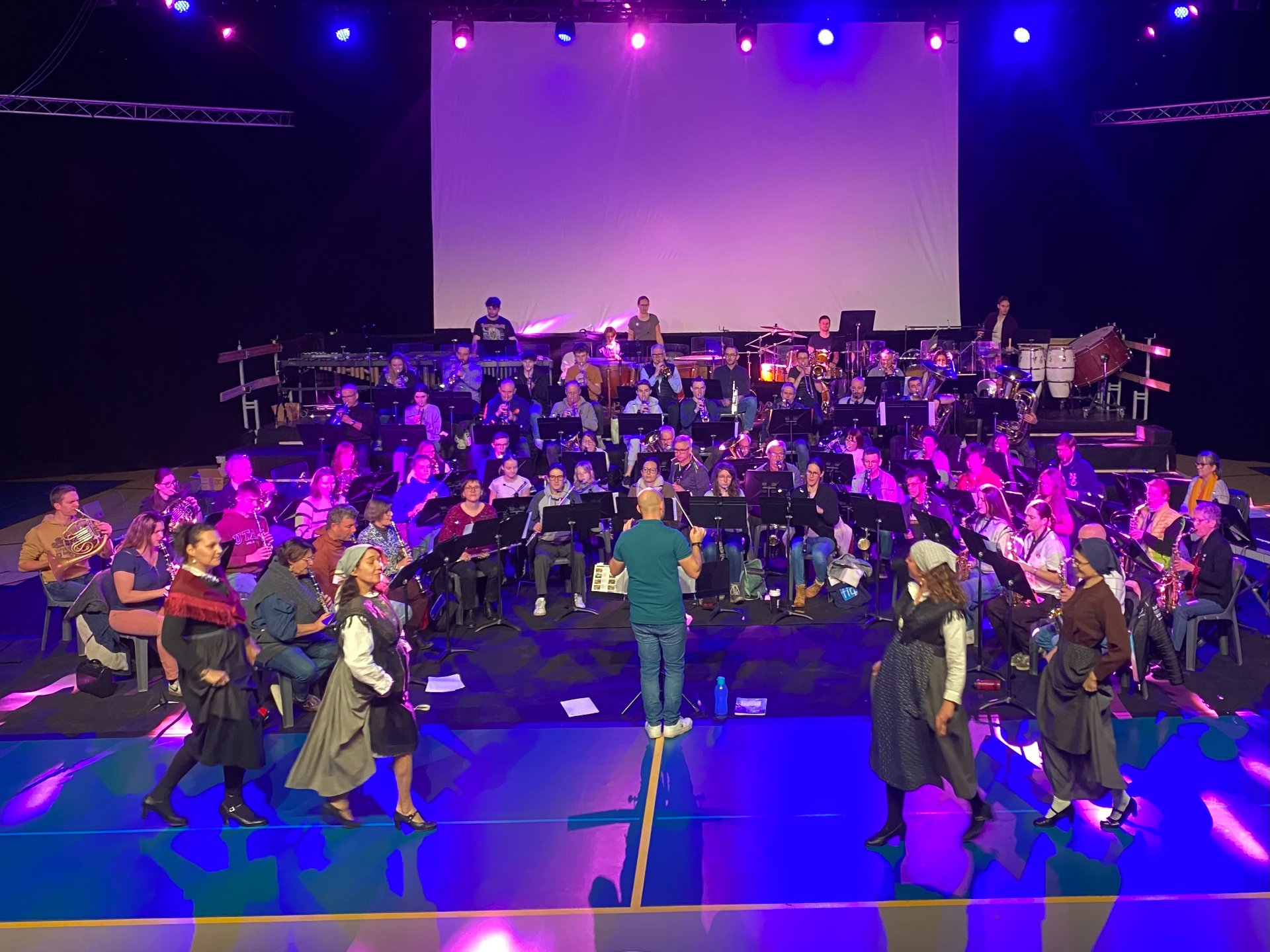 Répétition générale du concert de Noel 2025